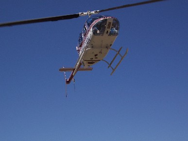 Arizona helciopter ride helciopter transport